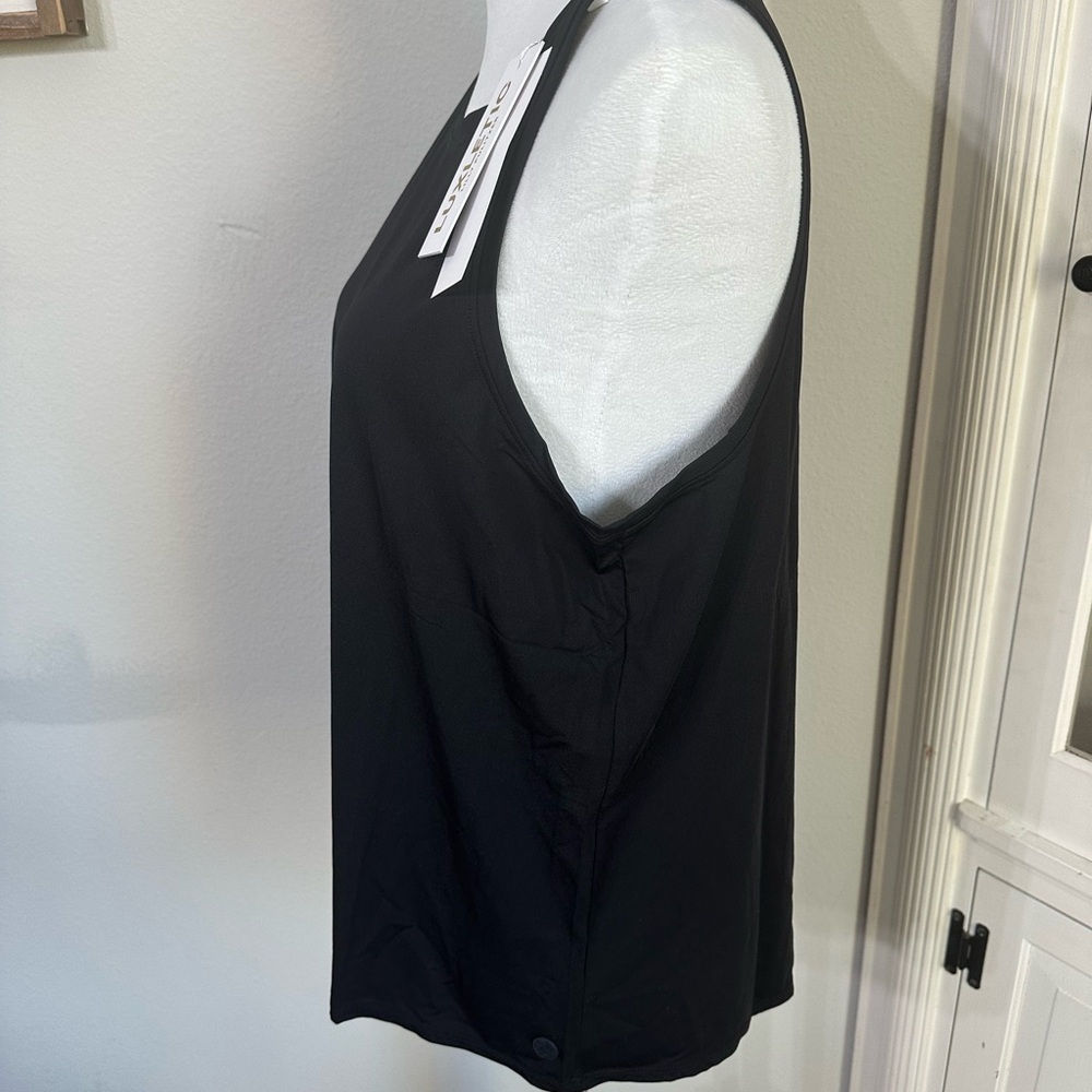 Lilly Pulitzer Black Luxletic Sleeveless Tank Top - Picture 2 of 6